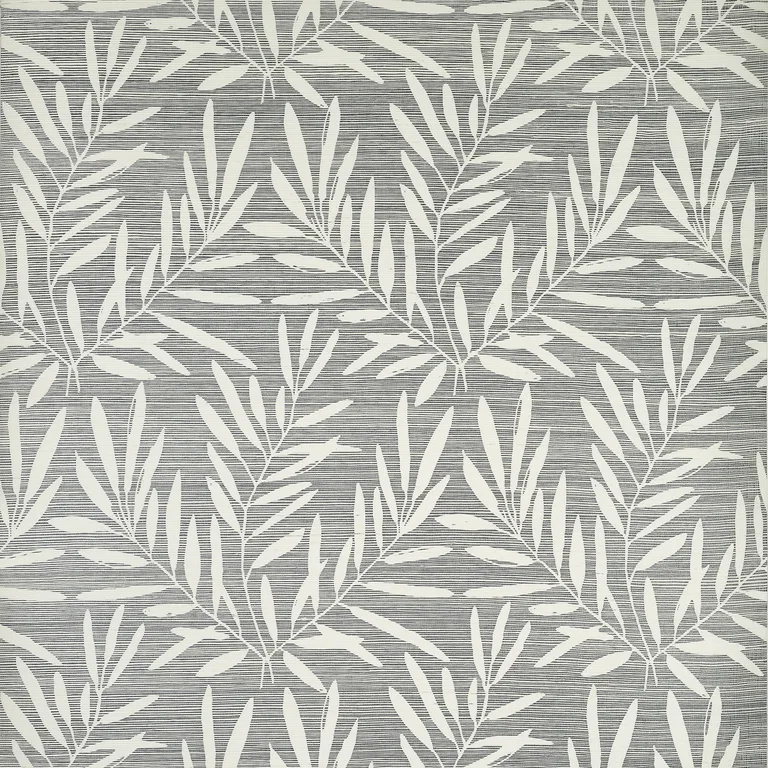 Thibaut Summer Leaves in Charcoal (T15801)