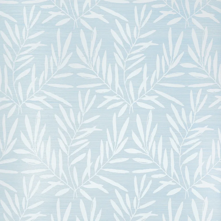Thibaut Summer Leaves in Light Blue (T15804)