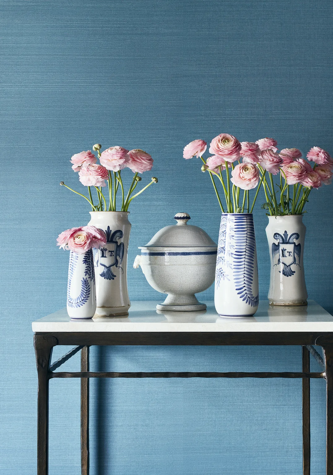 Thibaut Tabacon Abaca in Teal (T24094)
