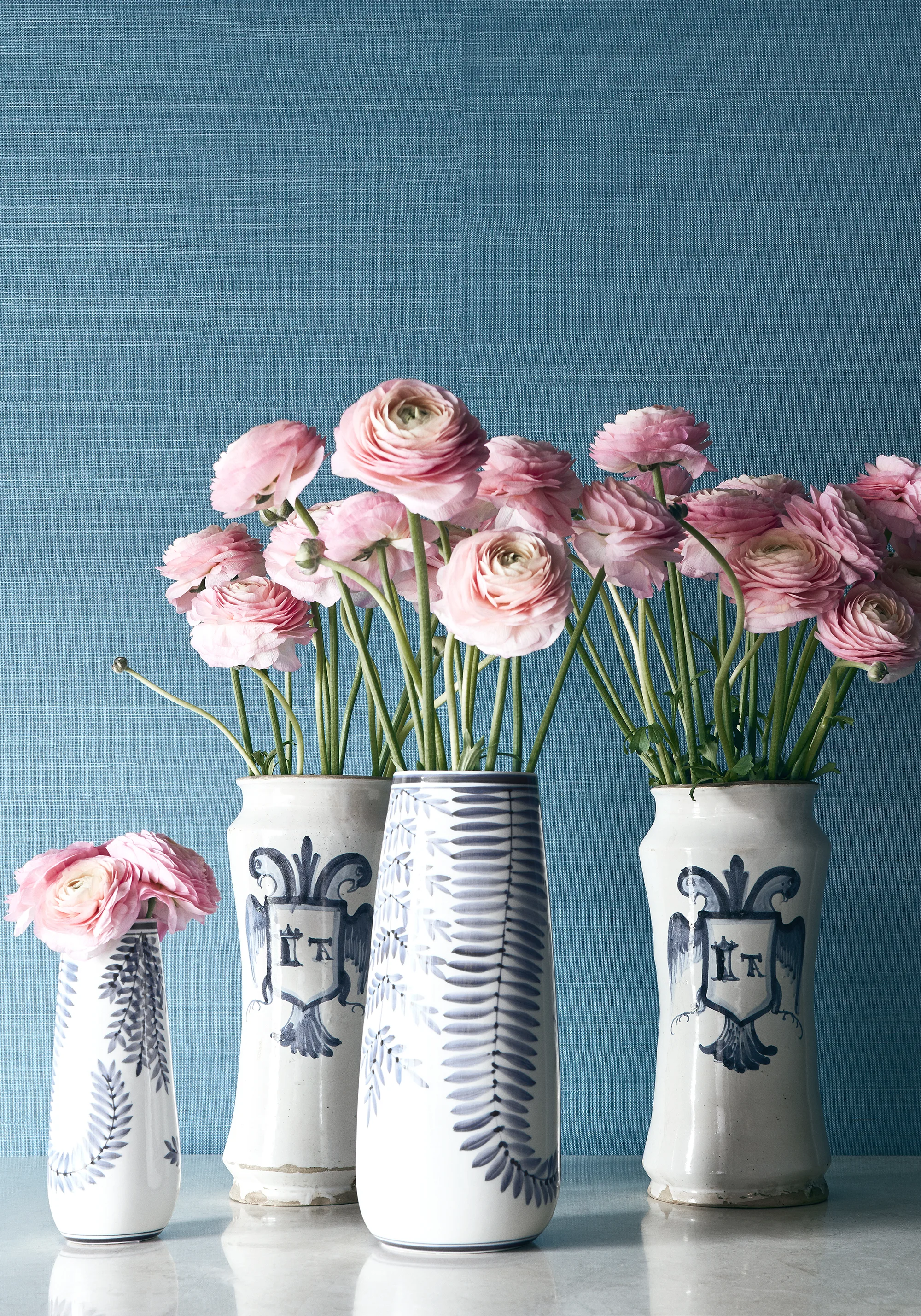 Thibaut Tabacon Abaca in Teal (T24094)