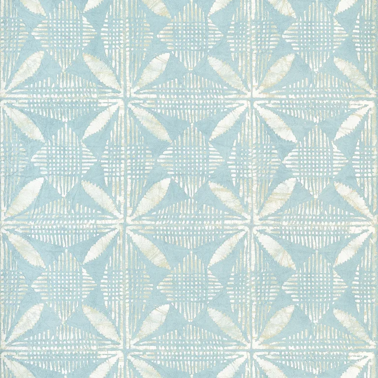 Thibaut Tortuga Batik in Light Blue (T15842)