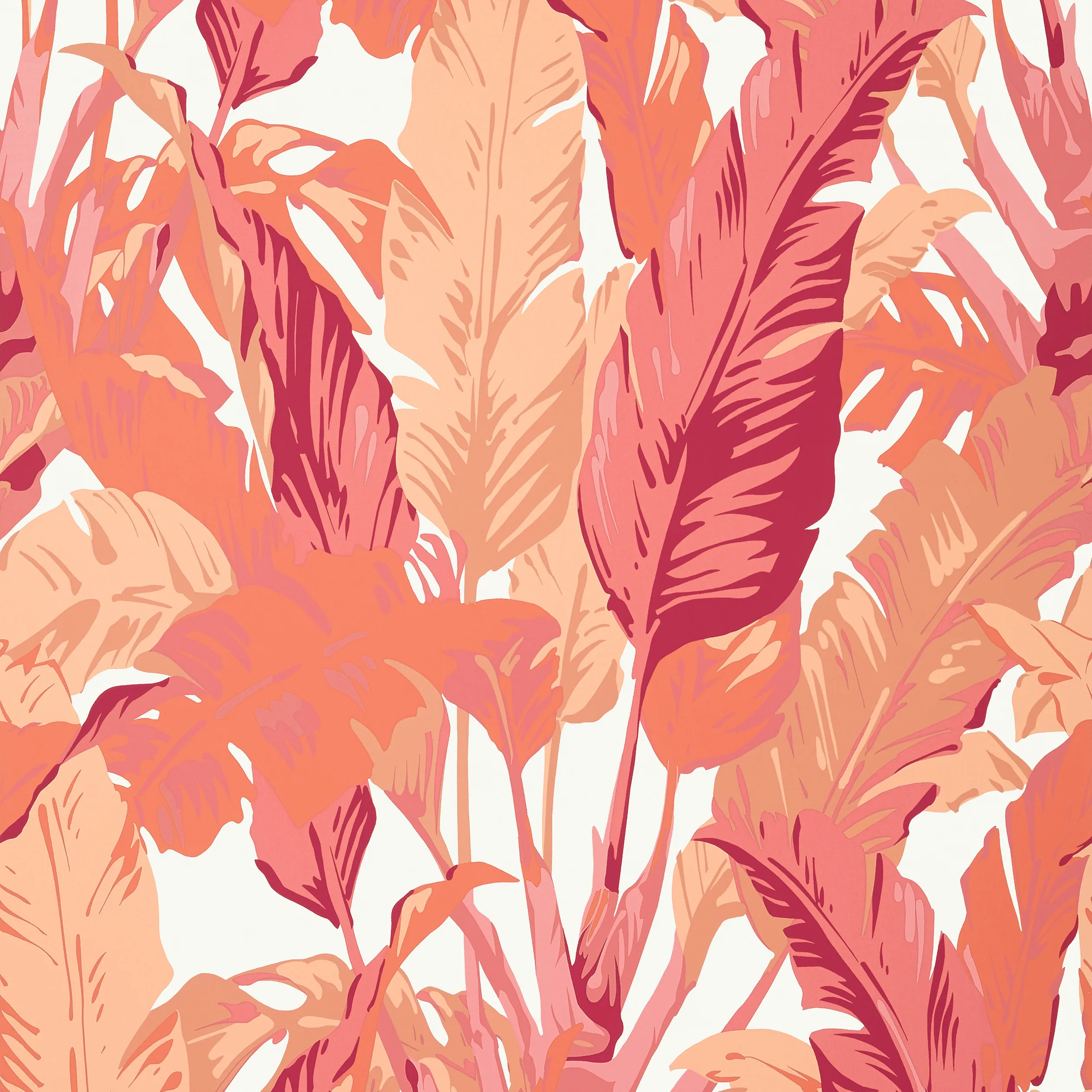 T10130 | Travelers Palm – Pink and Coral
