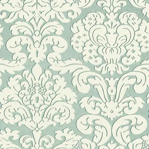 Thibaut Trelawny Damask in Aqua (T14217)