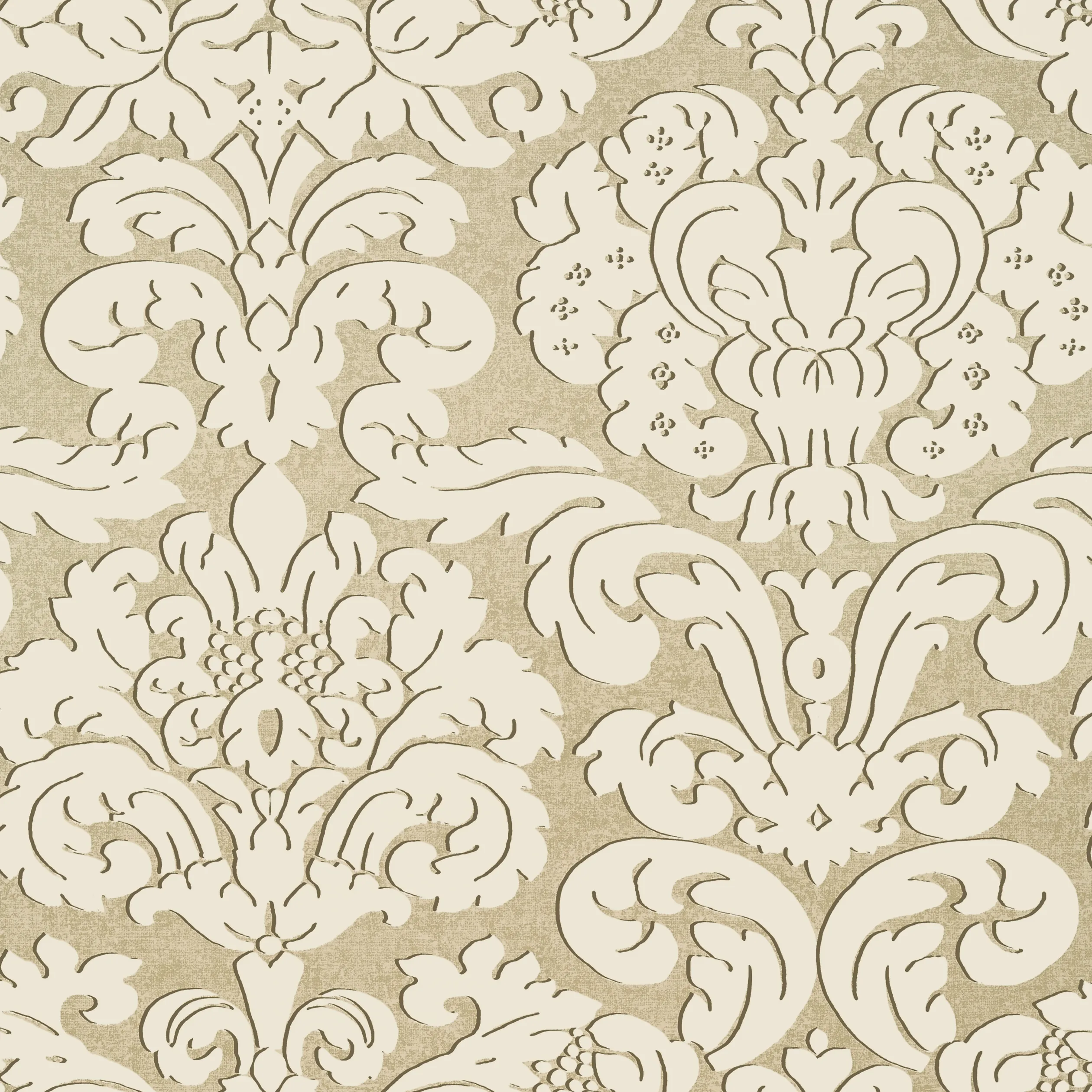 T14218 | Trelawny Damask – Beige