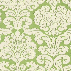 Thibaut Trelawny Damask in Green (T14219)