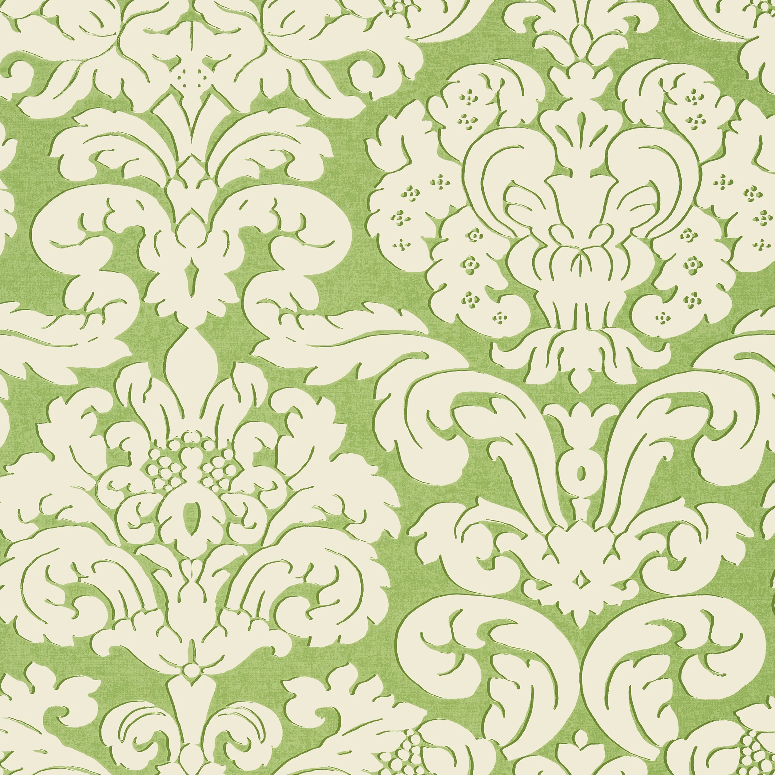 T14219 | Trelawny Damask – Green