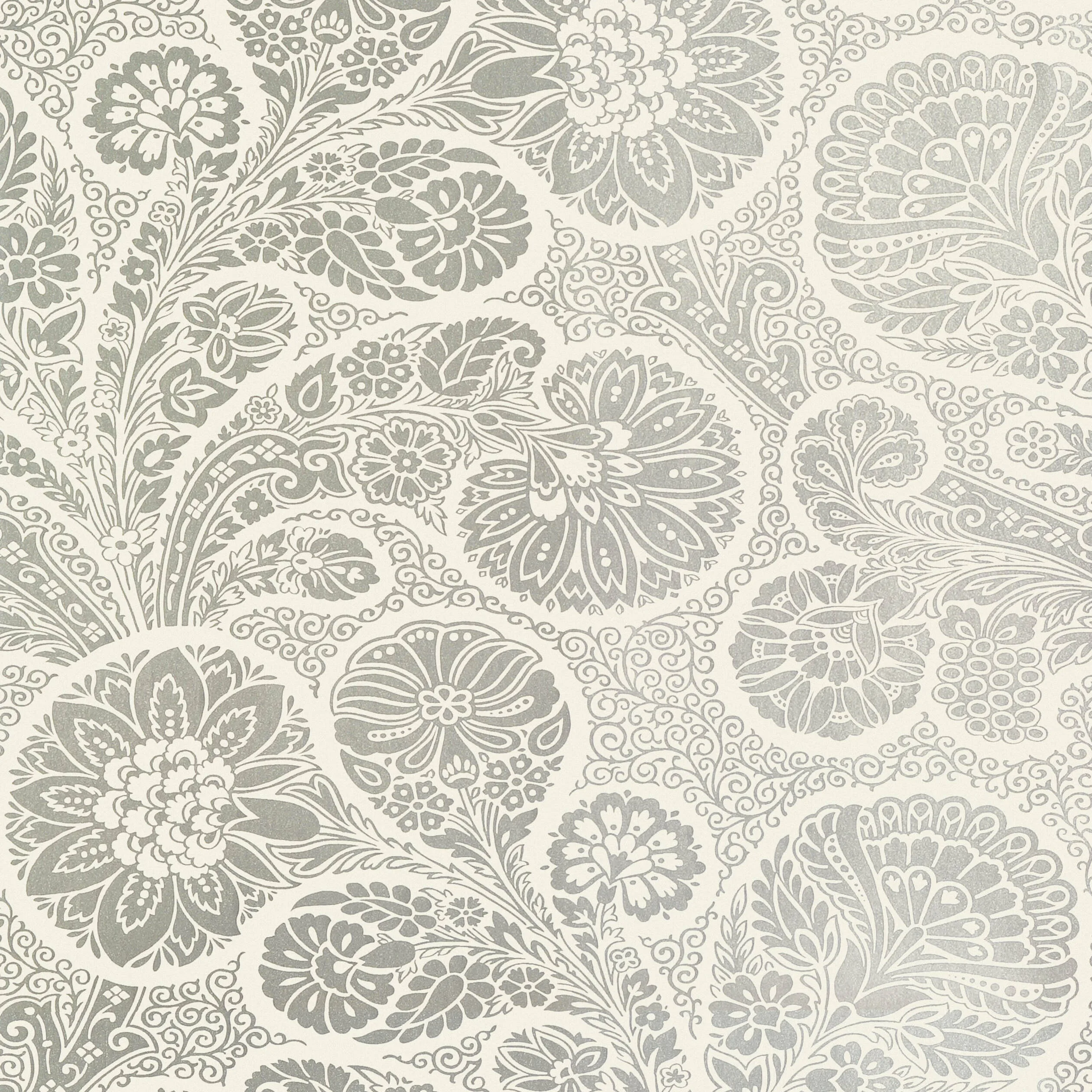 T13067 | Troubadour – Metallic Silver on Cream