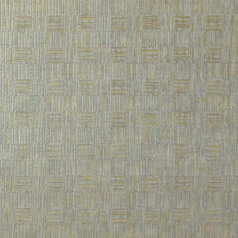 Thibaut Tunica Basket in Grey with Metallic Gold (T75085)