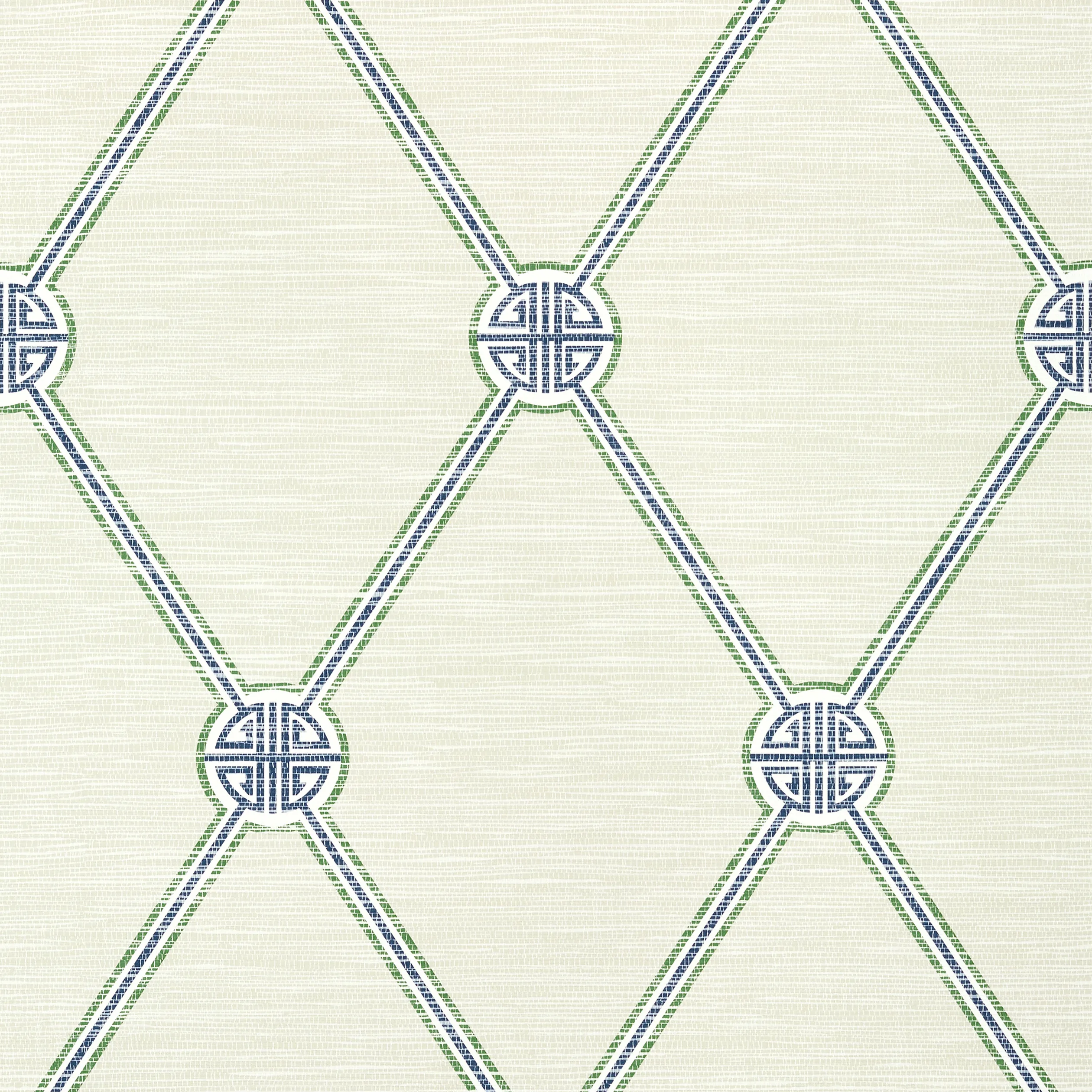 T13352 | Turnberry Trellis – Beige and Green