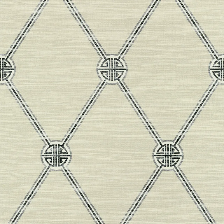 Thibaut Turnberry Trellis in Charcoal (T13355)