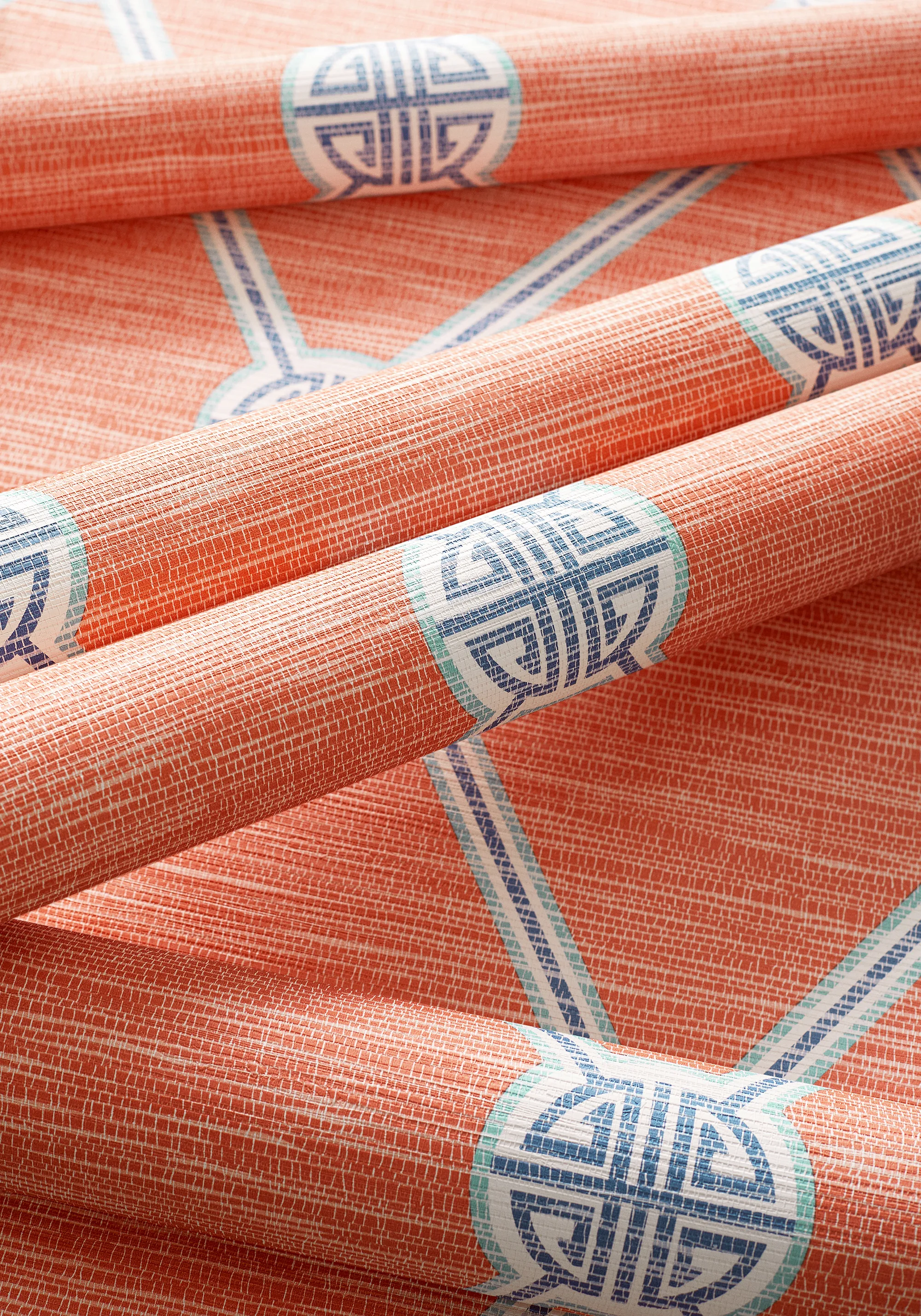 Thibaut Turnberry Trellis in Coral (T13353)