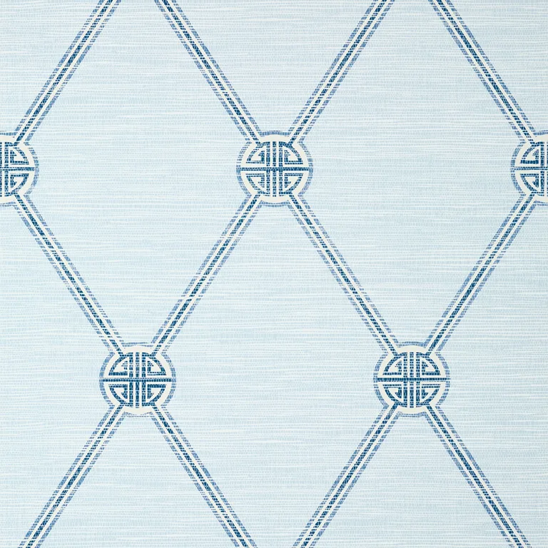 Thibaut Turnberry Trellis in Spa Blue (T13350)