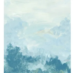 Thibaut Twilight Mural in Blue (TM41055)