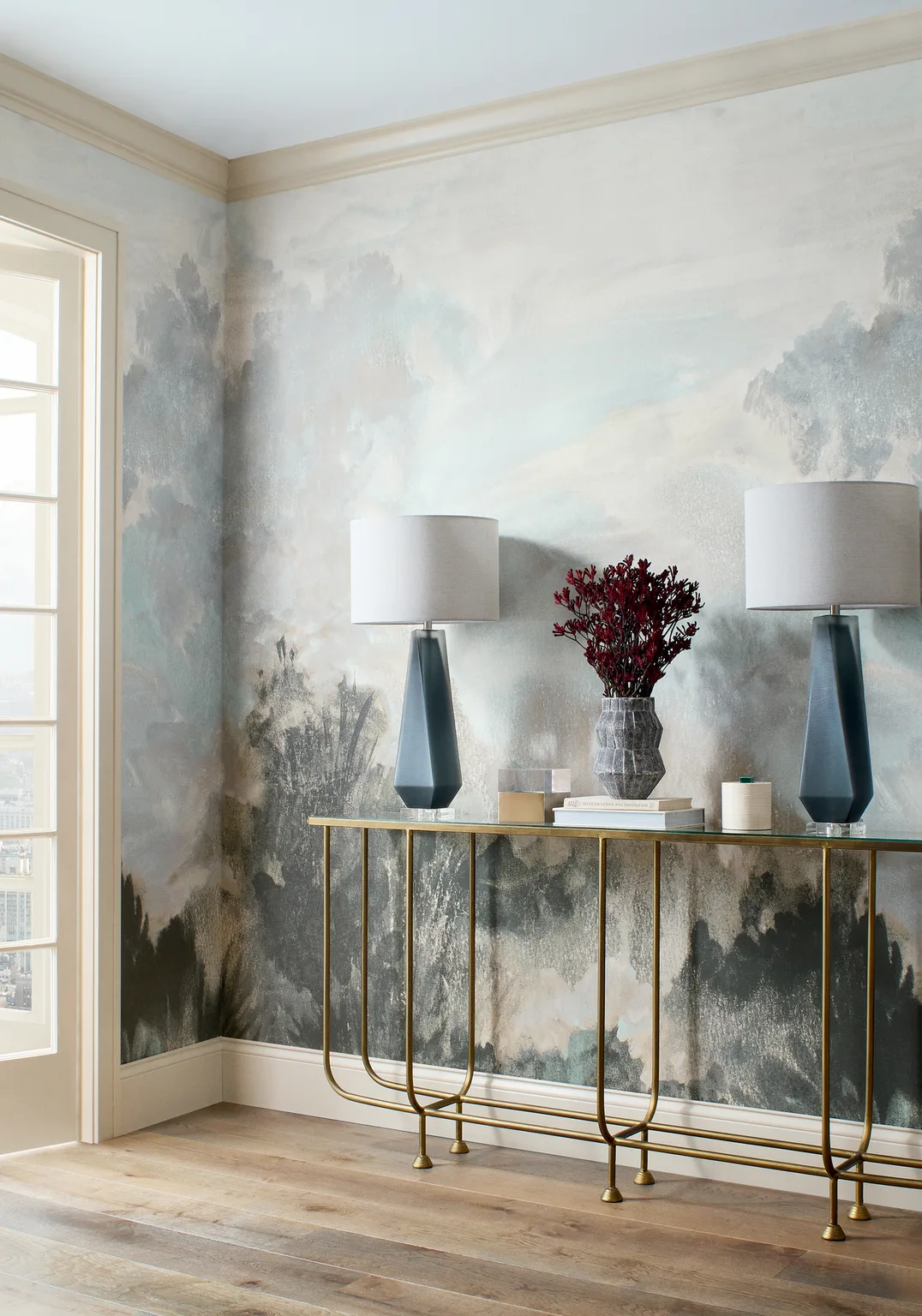 Thibaut Twilight Mural in Neutral (TM41054)