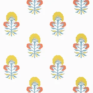 Thibaut Tybee Bud in Coral and Yellow (T16212)