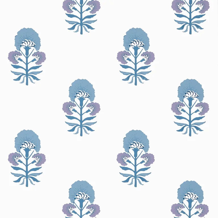Thibaut Tybee Bud in Lavender and Blue (T16216)