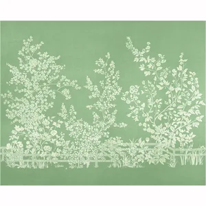 Thibaut Villa Garden Mural - Set in Green (TM10855)