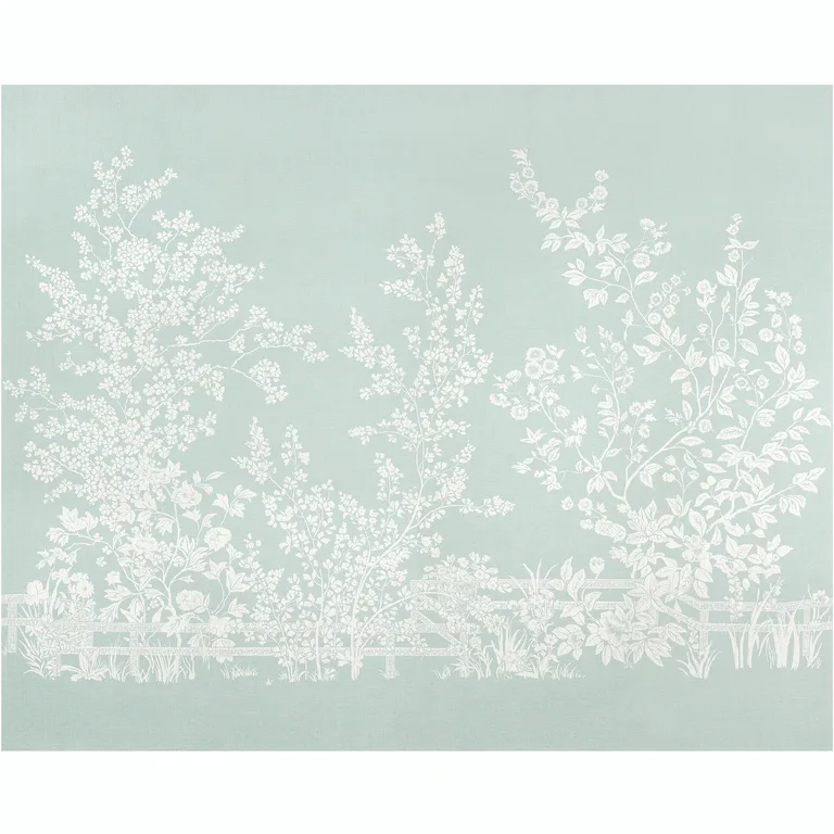 Thibaut Villa Garden Mural - Set in Robin's Egg (TM10854)