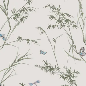 Thibaut Virginia in Beige and Sage (T10526)