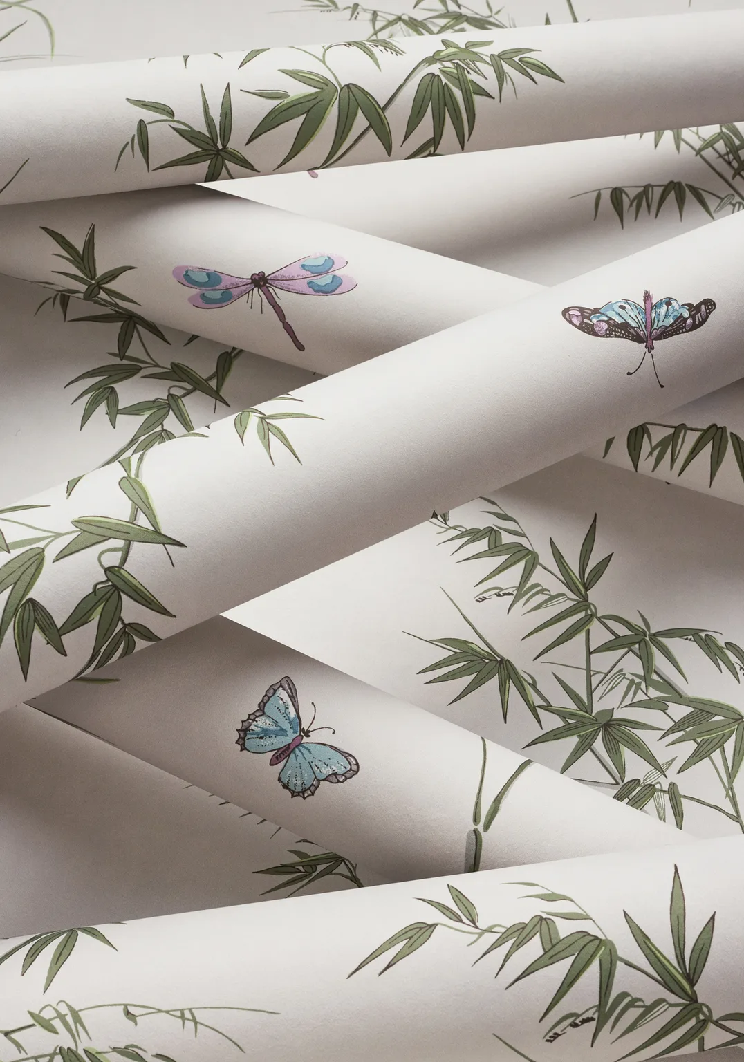 Thibaut Virginia in Beige and Sage (T10526)