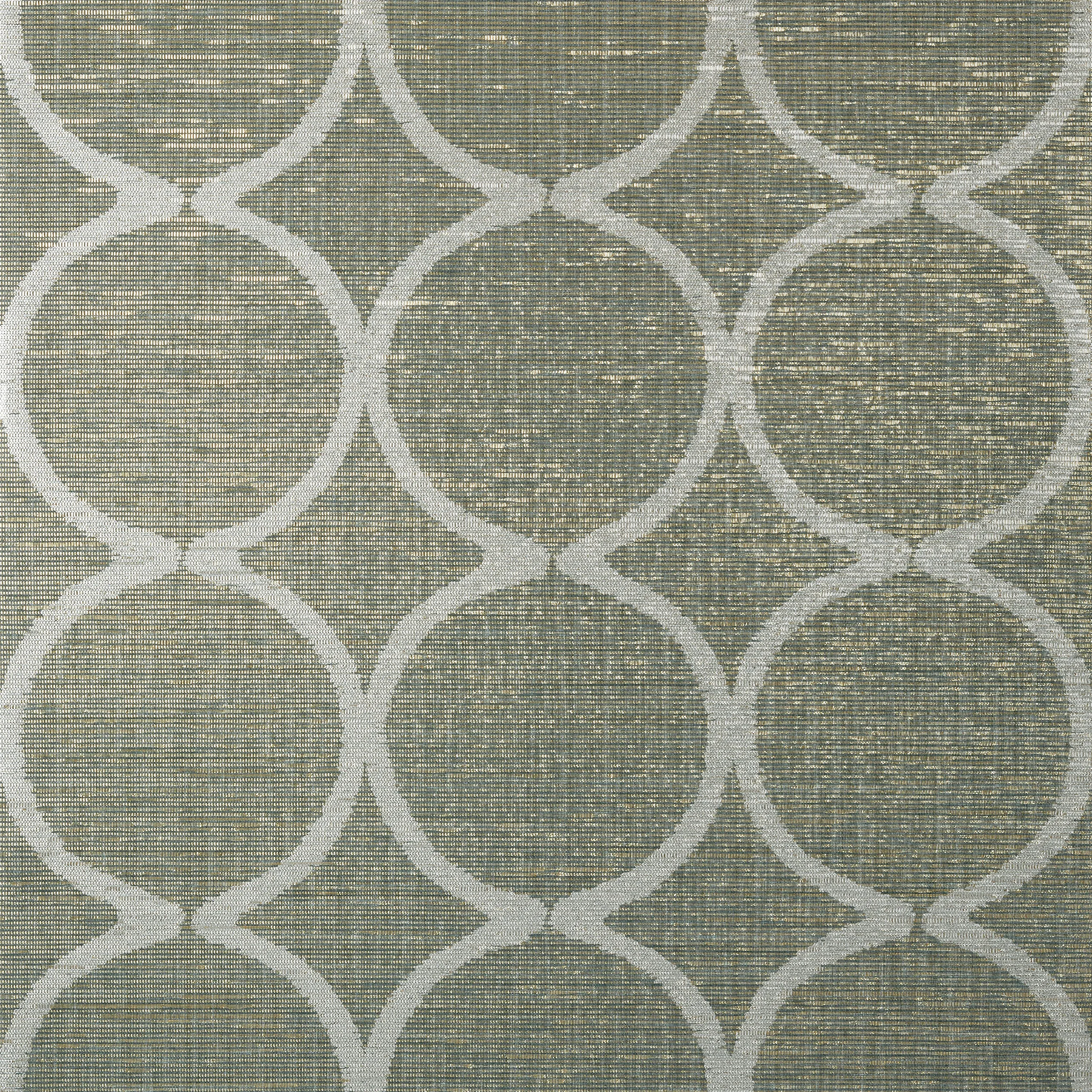 AT7948 | Watercourse – Metallic Silver on Aqua