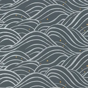Anna French Waves in Charcoal (AT9876)