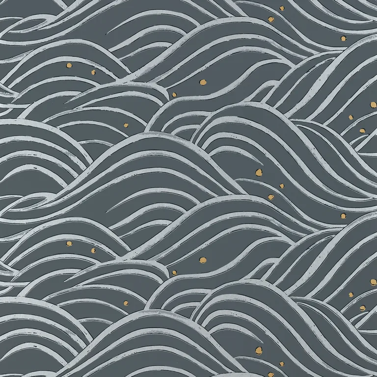 Anna French Waves in Charcoal (AT9876)