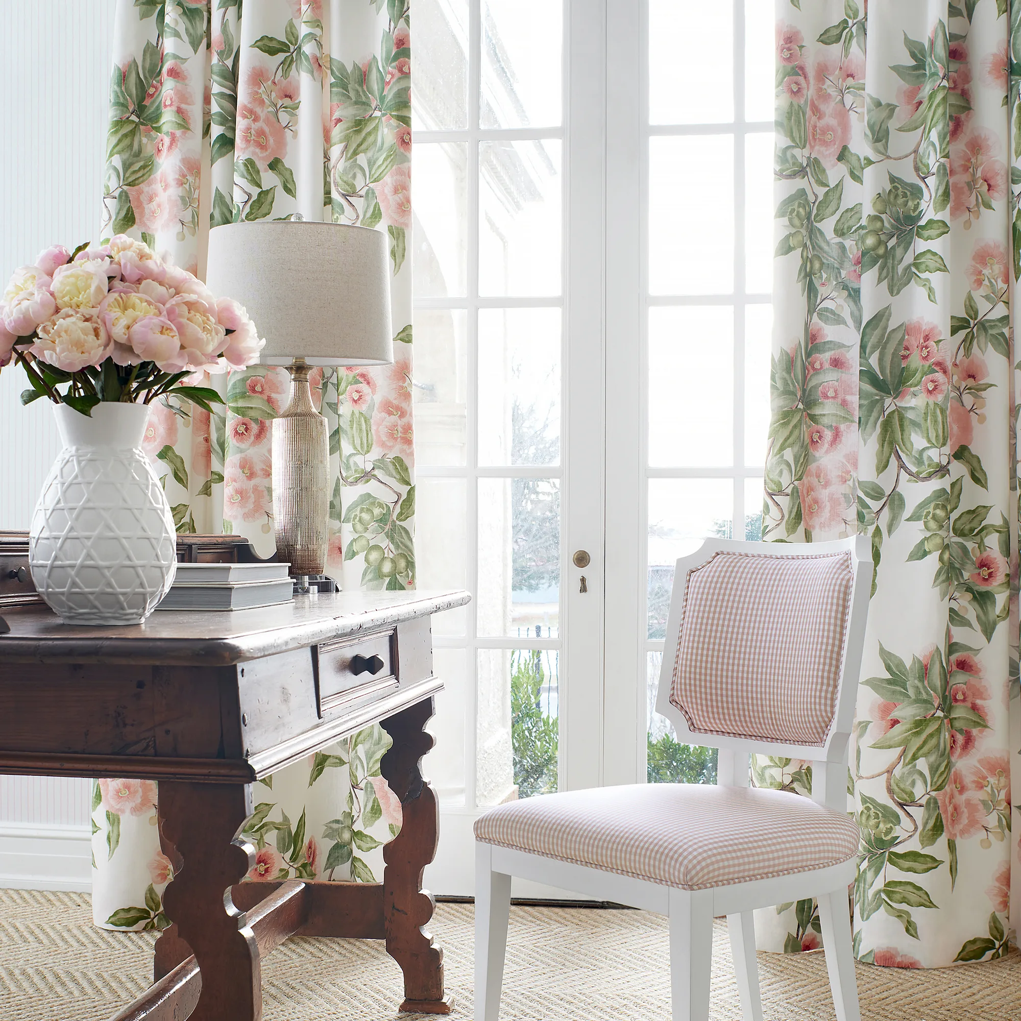 Anna French Wesley Stripe in Blush (AT24584)