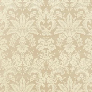 Thibaut West Indies Damask in Cream on Beige (T3632)