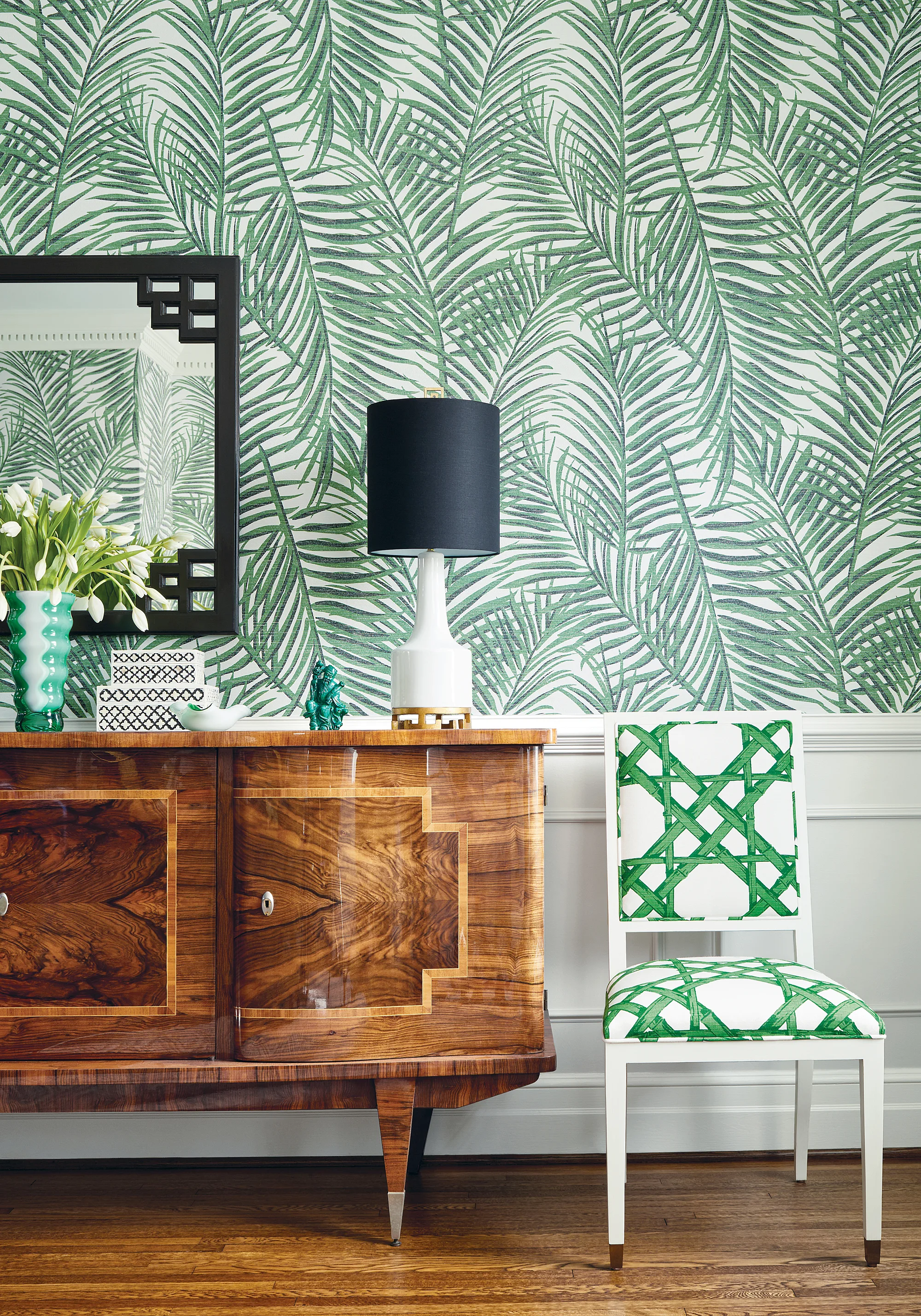 Thibaut West Palm in Emerald Green (T13117)