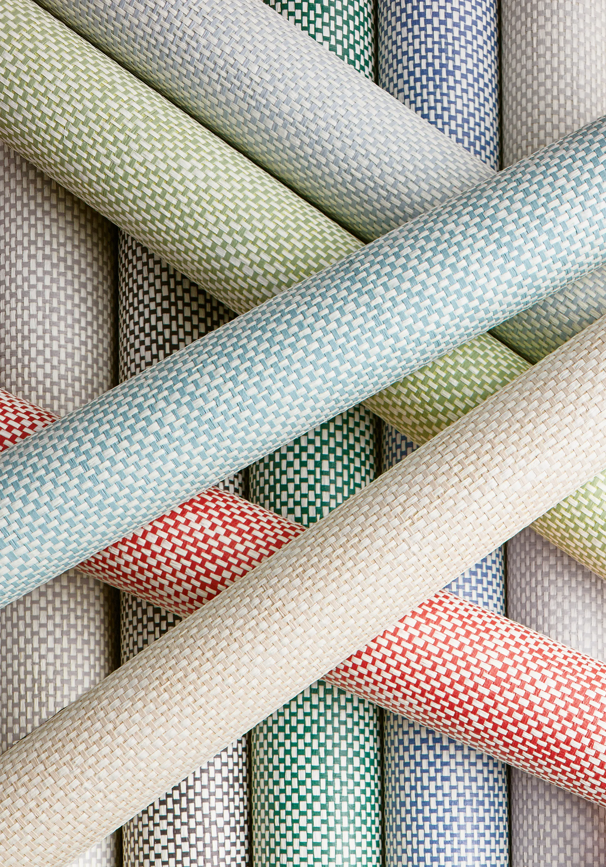 Thibaut Wicker Weave in Green (T72820)