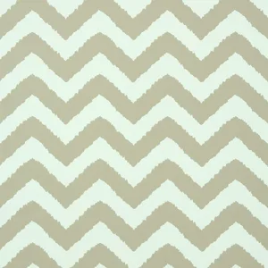 Thibaut Widenor Chevron in Taupe on Aqua (T35189)