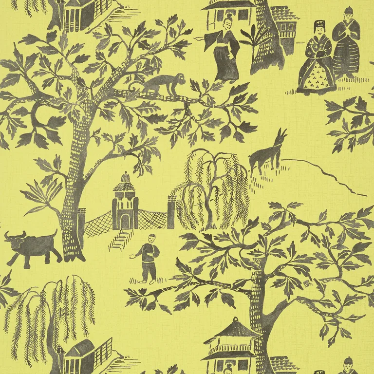 Anna French Willow Wood in Citron (AT7914)