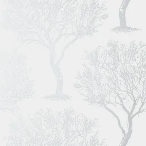 Anna French Winfell Forest in Silver on Grey (AT6002)