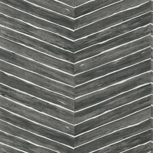 Thibaut Wood Herringbone in Charcoal (T14574)