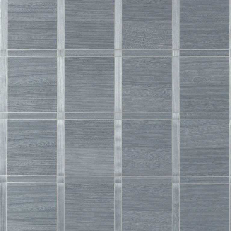 Thibaut Wood Panel in Cadet and Metallic Pewter (T41004)
