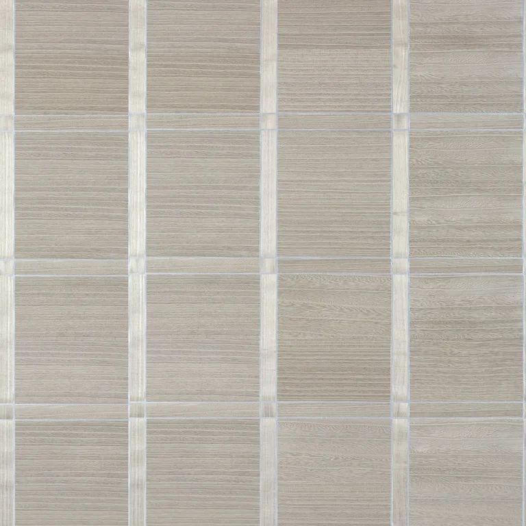 Thibaut Wood Panel in Taupe and Metallic Silver (T41003)