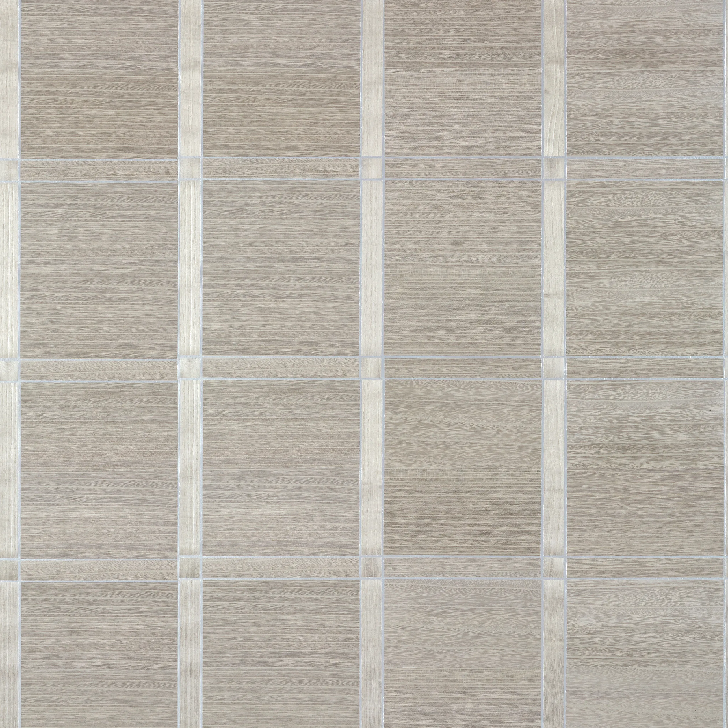 Thibaut Wood Panel in Taupe and Metallic Silver (T41003)