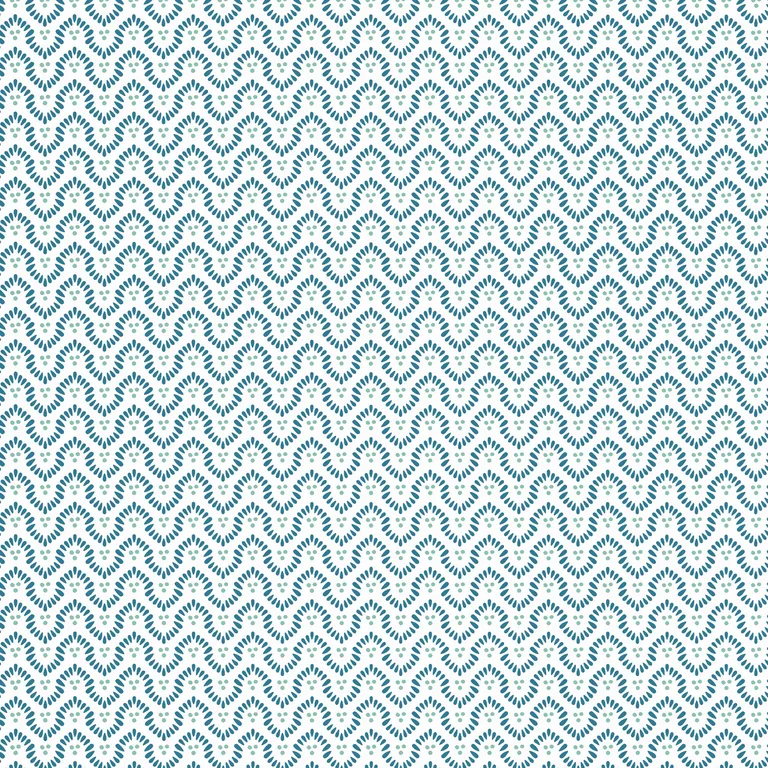 Anna French Wynford in Navy on White (AT23146)
