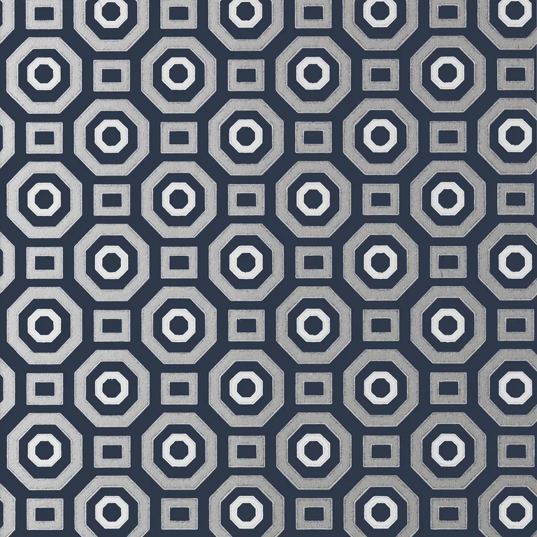 Anna French Zane in Metallic on Navy (AT6038)