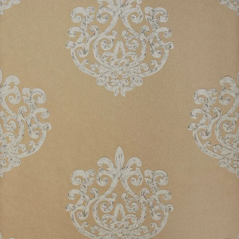 Arran Metallic Gold Thibaut wallpaper by Wallpaper Twins