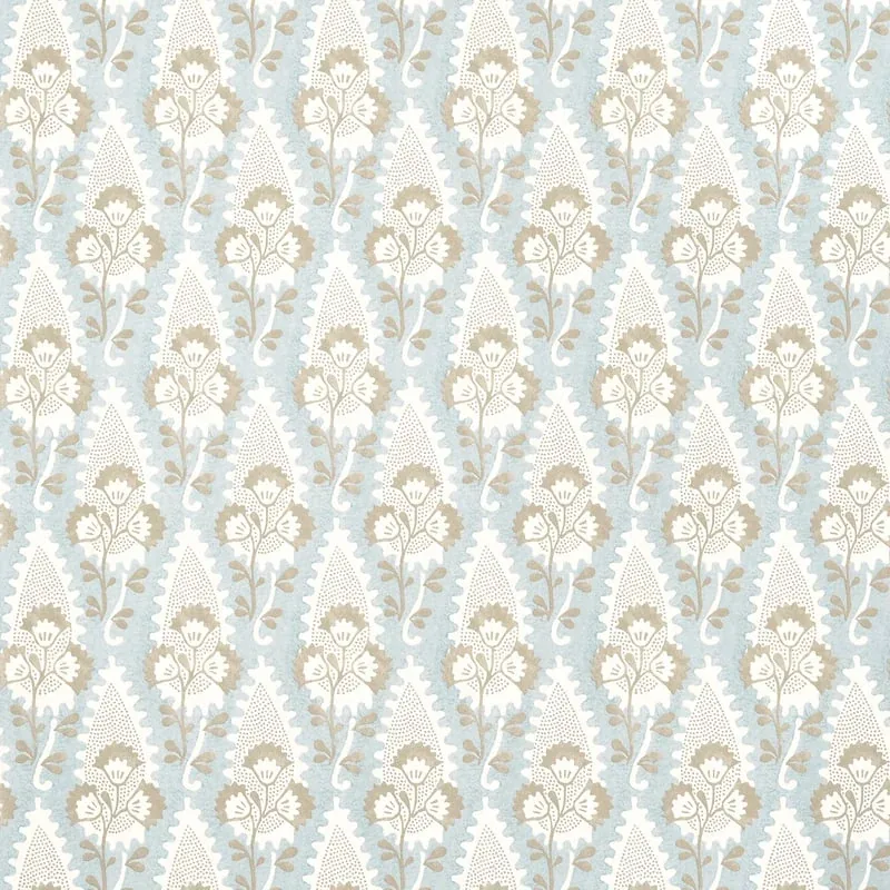 Cornwall Spa Blue Thibaut wallpaper by Wallpaper Twins