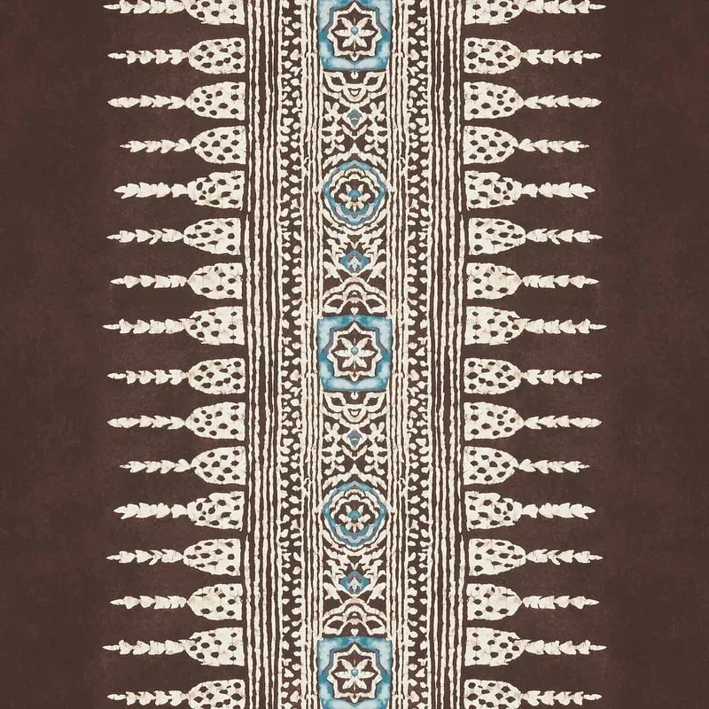 Javanese Stripe Brown Thibaut wallpaper by Wallpaper Twins
