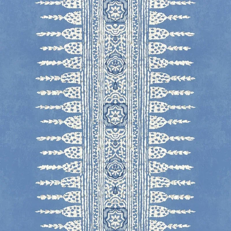 Javanese Stripe Wedgewood Blue Thibaut wallpaper by Wallpaper Twins