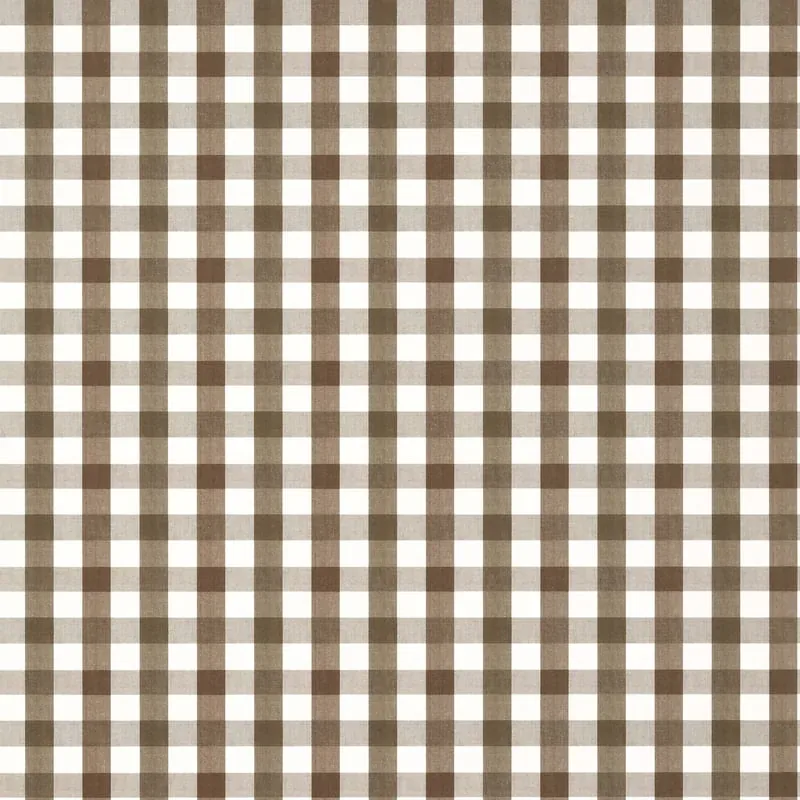 Saybrook Check Brown Thibaut wallpaper by Wallpaper Twins