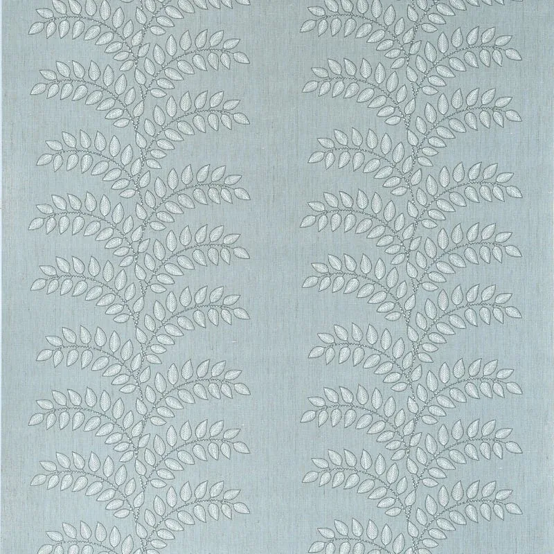 Frondescence Robin's Egg Thibaut wallpaper by Wallpaper Twins