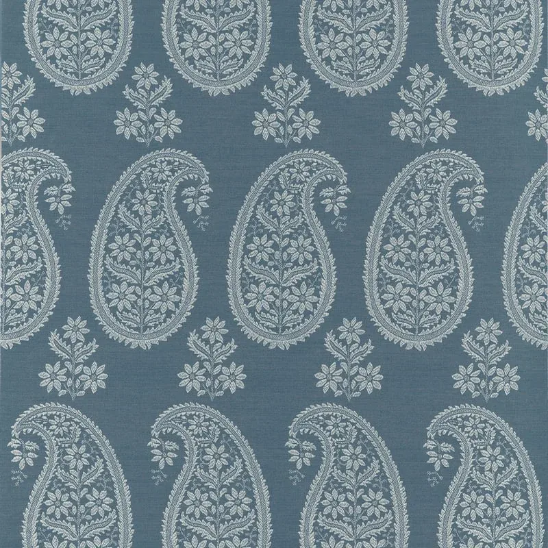 Campania Paisley Blue Thibaut wallpaper by Wallpaper Twins
