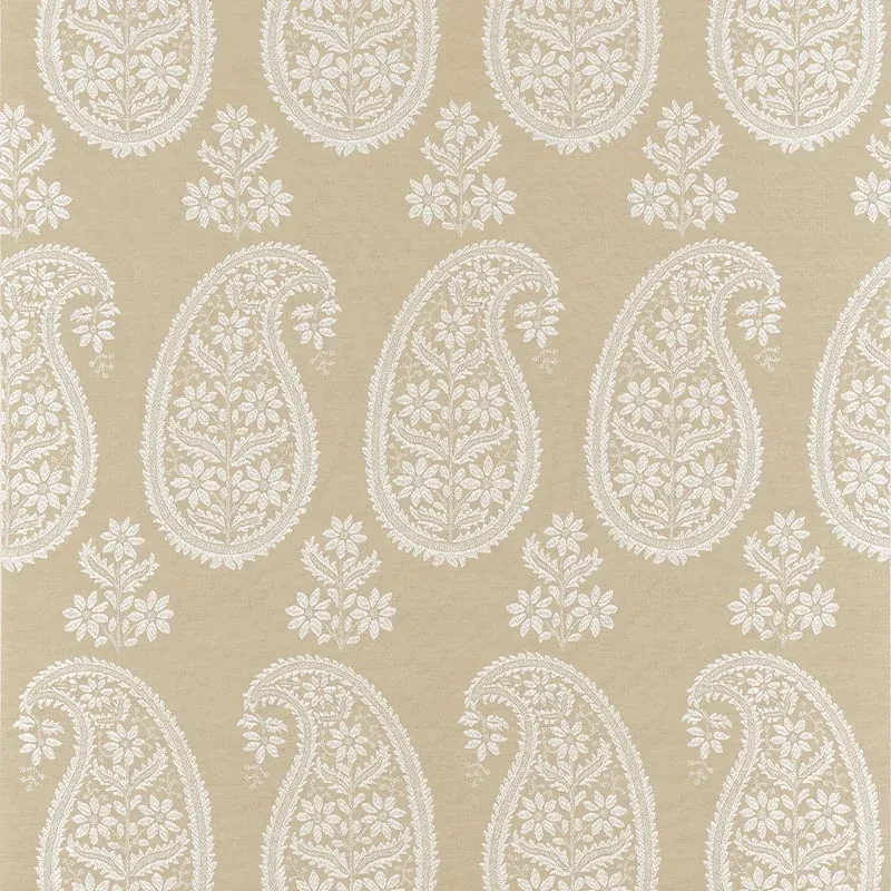 Campania Paisley Beige Thibaut wallpaper by Wallpaper Twins