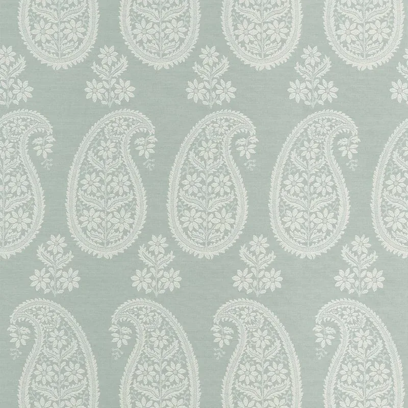 Campania Paisley Sage Thibaut wallpaper by Wallpaper Twins