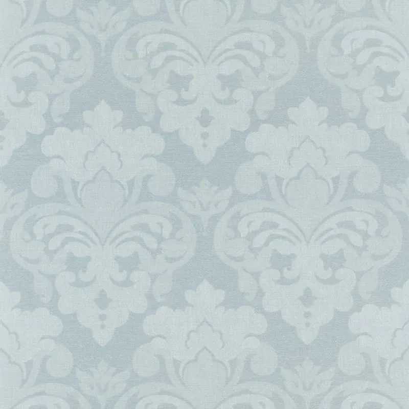 Darcey Damask Soft Blue Thibaut wallpaper by Wallpaper Twins